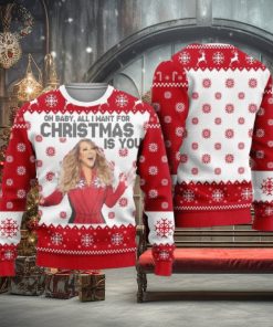 Mariah Carey Oh Baby All I Want For Christmas Is You Sweater