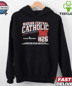 Marian Central Catholic Hurricanes #26 Celebrating The Rich History And Tradition Of High School Girls Volleyball Shirt