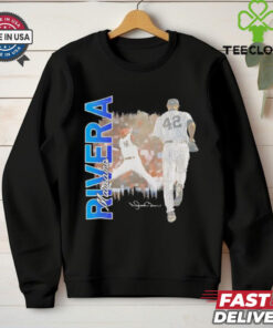 Mariano Rivera New York city skyline signature shirt