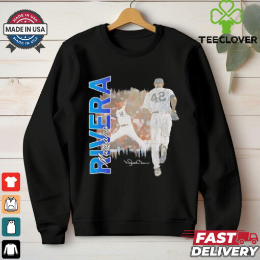 Mariano Rivera New York city skyline signature hoodie, sweater, longsleeve, shirt v-neck, t-shirt