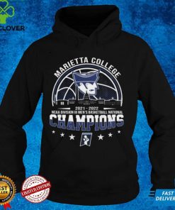 Marietta College 2022 NCAA Division III Men's Basketball National Championship Graphic Unisex T Shirt
