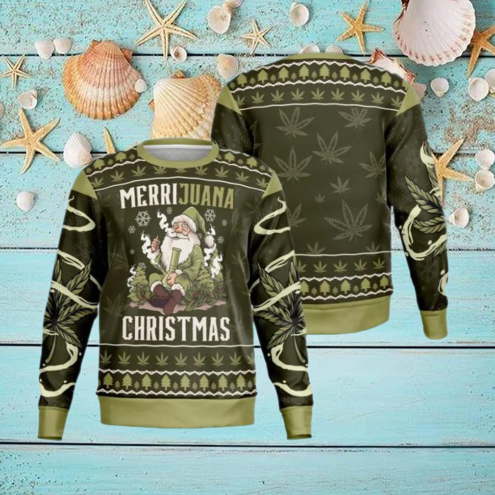 Marijuana Christmas Ugly Sweater Marijuana Christmas Ugly Sweater