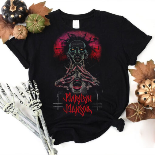 Marilyn Manson 2025 European Tour Hoodie T Shirt