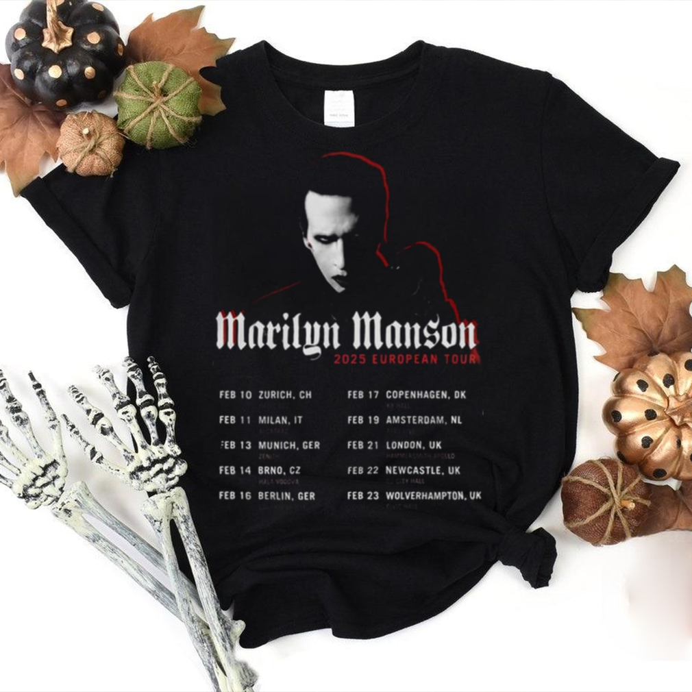 Marilyn Manson 2025 European Tour Hoodie Tee Marilyn Manson 2025 European Tour Hoodie Tee