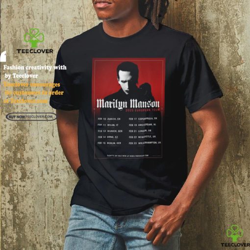 Marilyn Manson European Tour 2025 Shirt