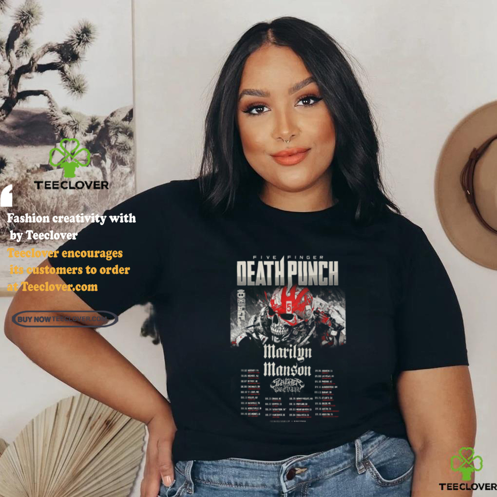 Marilyn Manson Five Finger Death Punch Tour 2024 Shirt Marilyn Manson Five Finger Death Punch Tour 2024 Shirt