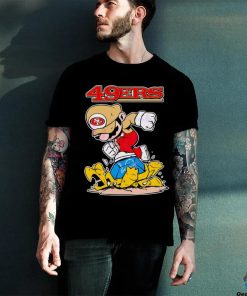 Mario 49ers Stomps On Detroit Lions Shirt