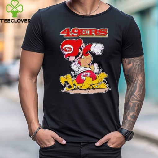 Mario 49ers Stomps On Kansas City Chiefs Shirt