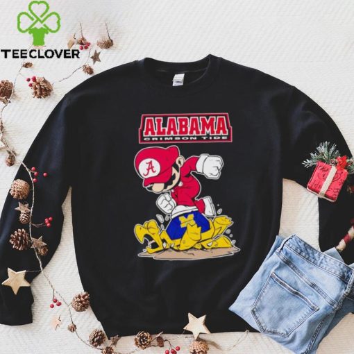 Mario Alabama Crimson Tide stomp Michigan Wolverines hoodie, sweater, longsleeve, shirt v-neck, t-shirt