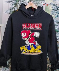 Mario Alabama Crimson Tide stomp Michigan Wolverines hoodie, sweater, longsleeve, shirt v-neck, t-shirt