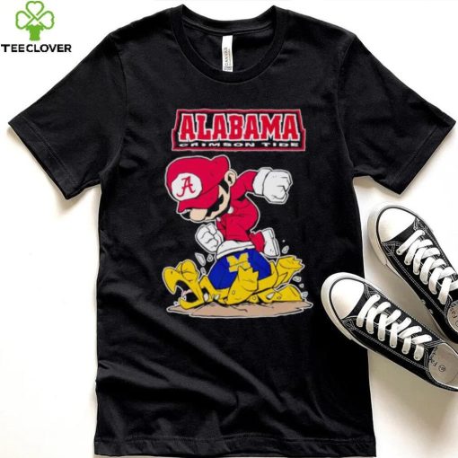 Mario Alabama Crimson Tide stomp Michigan Wolverines hoodie, sweater, longsleeve, shirt v-neck, t-shirt