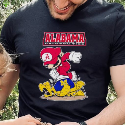 Mario Alabama Crimson Tide stomp Michigan Wolverines hoodie, sweater, longsleeve, shirt v-neck, t-shirt