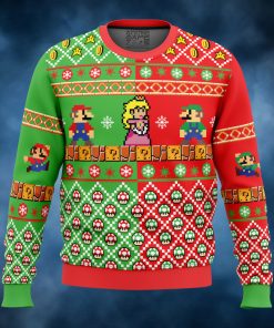 Mario Bros Ugly Christmas Sweater