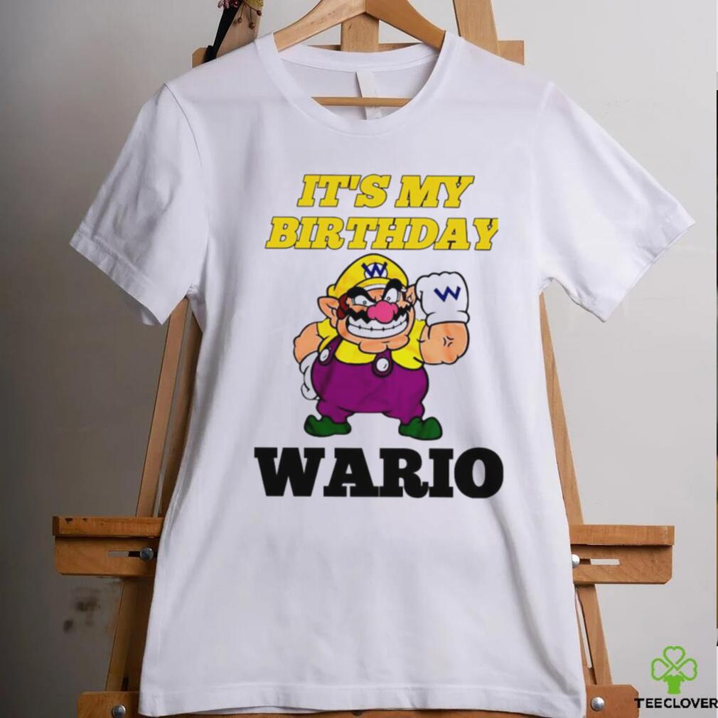 Mario Bros Wario it’s my Birthday game shirt Mario Bros Wario it’s my Birthday game shirt