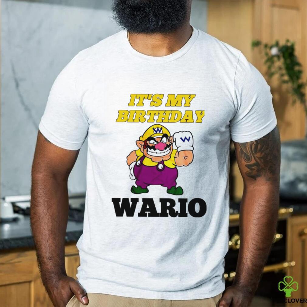 Mario Bros Wario it’s my Birthday game shirt Mario Bros Wario it’s my Birthday game shirt
