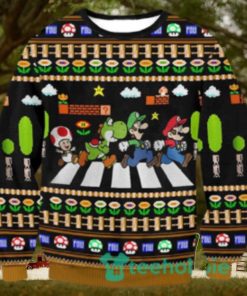 Mario Christmas Ugly Sweater 3D
