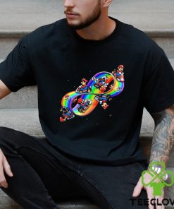 Mario Kart on a Mobius strip Mobius Kart LGBT Pride race shirt