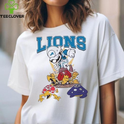 Mario Lions wear hat Stomps On 49ers Chiefs Ravens 2024 shirt
