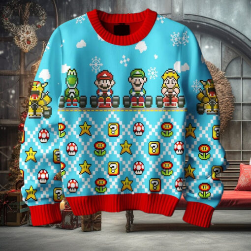 Mario Merry Christmas Ugly Sweater