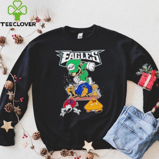 Mario Philadelphia Eagles Stomp On Dallas Cowboys, Ny Giants And Commanders Shirt