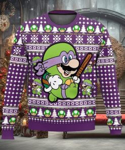 Mario Super Donny Bro Ugly Sweater Christmas 3D Printed