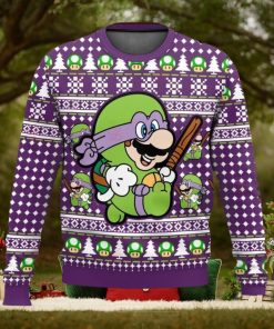 Mario Super Donny Bro Ugly Sweater Christmas 3D Printed