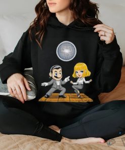 Mario and Princess Peach dancing as Vincent Vega and Mia Wallace from Pulp Fiction shirt