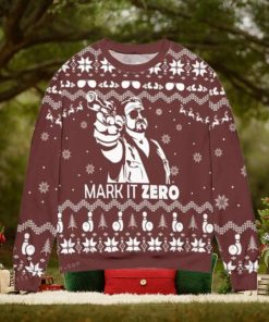 Mark It Zero The Big Lebowski Pine Tree And Snowflake Womens Ugly Sweater