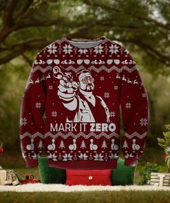 Mark It Zero Ugly Knitted Whiskey Christmas 3D Sweater For Men And Women