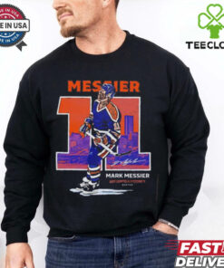 Mark Messier Edmonton Oilers Throwback Signature shirt