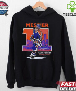 Mark Messier Edmonton Oilers Throwback Signature shirt