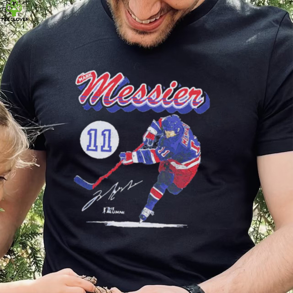 Mark Messier New York signature shirt