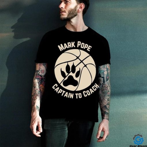 Mark Pope Captain To Coach Basketball Kentucky Shirt