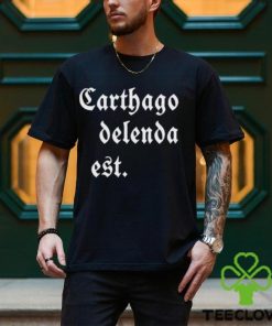 Mark Zuckerberg Wearing Carthago Delenda Est Unisex T Shirt