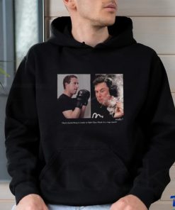 Mark Zuckerberg is ready to fight Elon Musk in a cage Match Really shirt