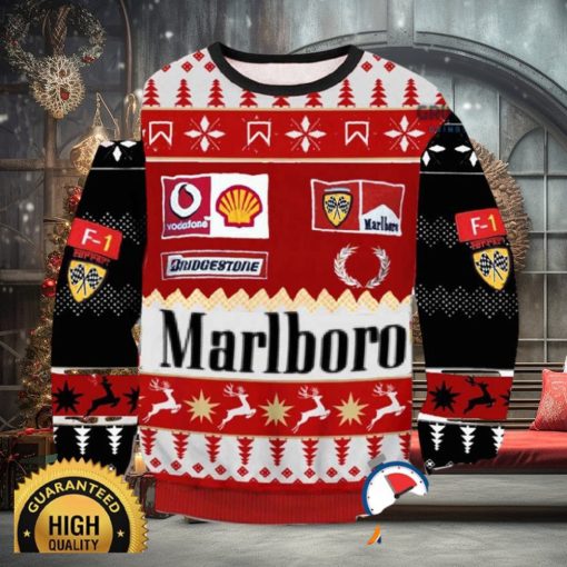 Marlboro Formula 1 Racing Ugly Christmas Sweater