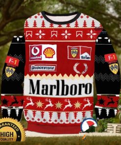 Marlboro Formula 1 Racing Ugly Christmas Sweater