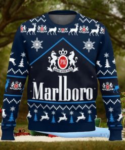 Marlboro Ice Blast Cigarette Ugly Christmas Sweater