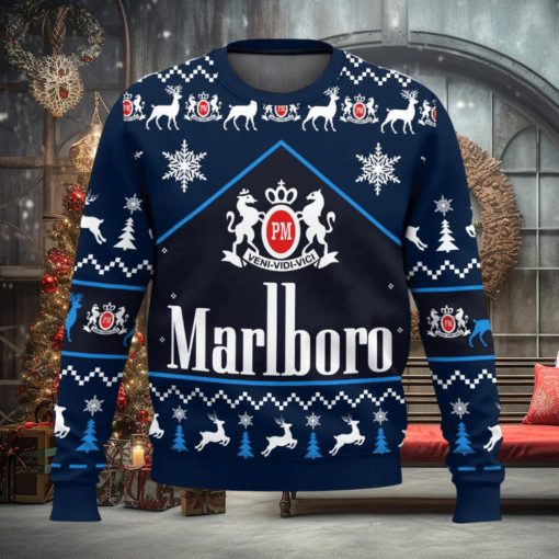 Marlboro Ice Blast Ugly Christmas Sweater 2023 Christmas Gift 3D Sweater