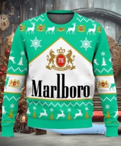 Marlboro Menthol Cigarette Ugly Christmas Sweater