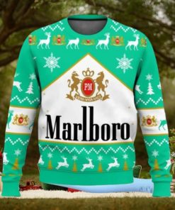 Marlboro Menthol Cigarette Ugly Christmas Sweater