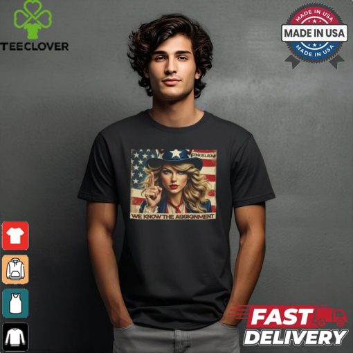 Marlene Robertson Swifties We Know The Assignment Retro Painting t shirt