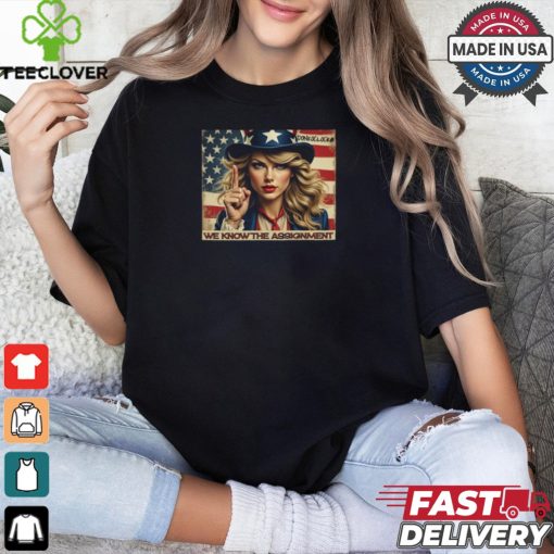 Marlene Robertson Swifties We Know The Assignment Retro Painting t shirt