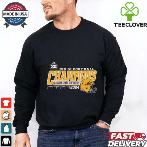 Maroon Arizona State Sun Devils 2024 Big 12 Football Conference Champions Unisex T Shirt