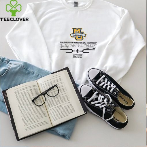 Marquette Basketball March Madness The Road To Phoenix 2024 Tee Shirt