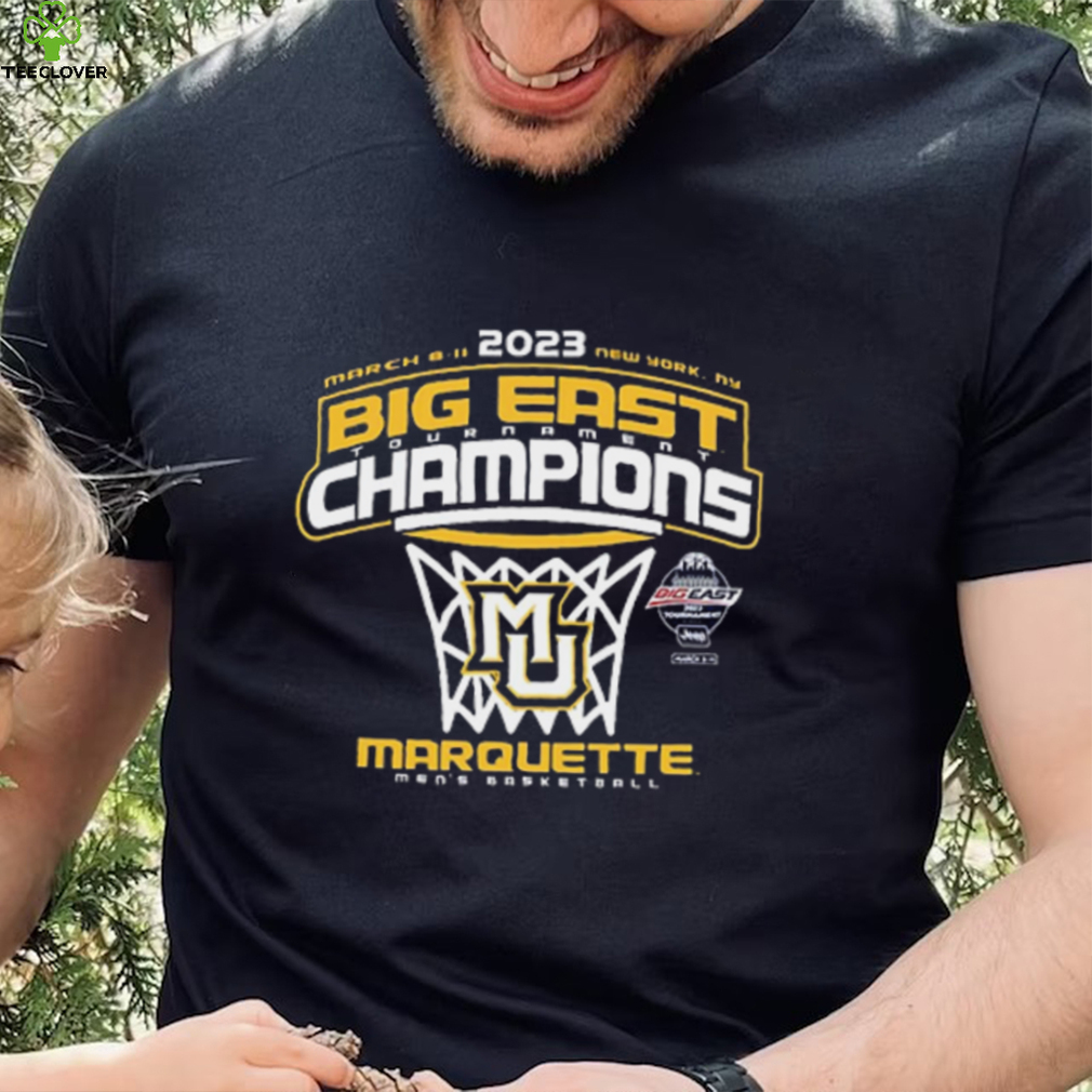 Marquette Golden Eagles 2023 Big East Men’s Basketball Conference Tournament Champions Locker Room T Shirt