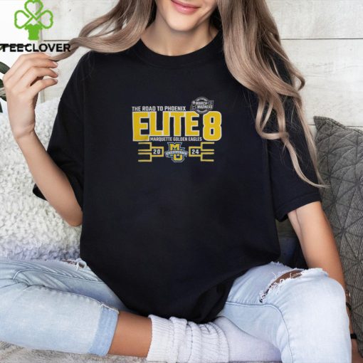 Marquette Golden Eagles 2024 March Madness Elite Eight Tee Shirt