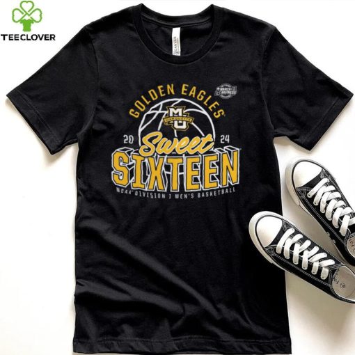 Marquette Golden Eagles 2024 NCAA Men’s Basketball Tournament March Madness Sweet Sixteen Defensive Stance T Shirt