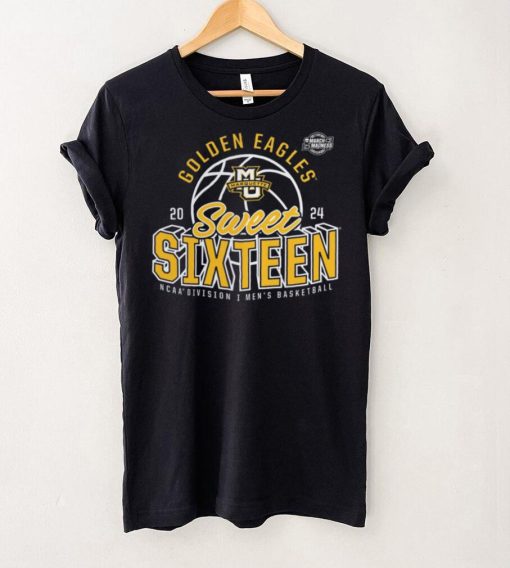 Marquette Golden Eagles 2024 NCAA Men’s Basketball Tournament March Madness Sweet Sixteen Defensive Stance T Shirt