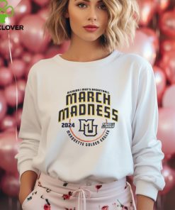 Marquette Golden Eagles Gold 2024 Ncaa March Madness Bound Short Sleeve T Shirt